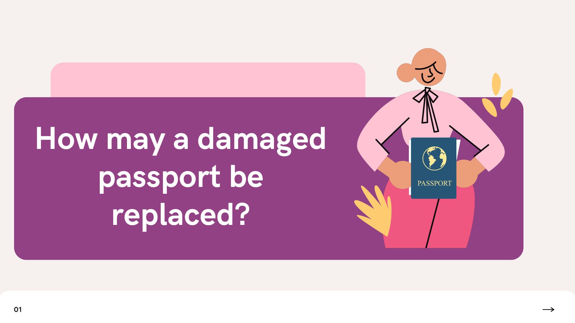 How may a damaged passport be replaced?